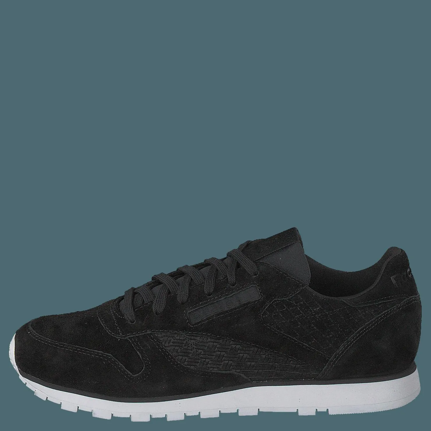 Reebok Classic Cl Lthr Woven EMB Black/White Svart Hot