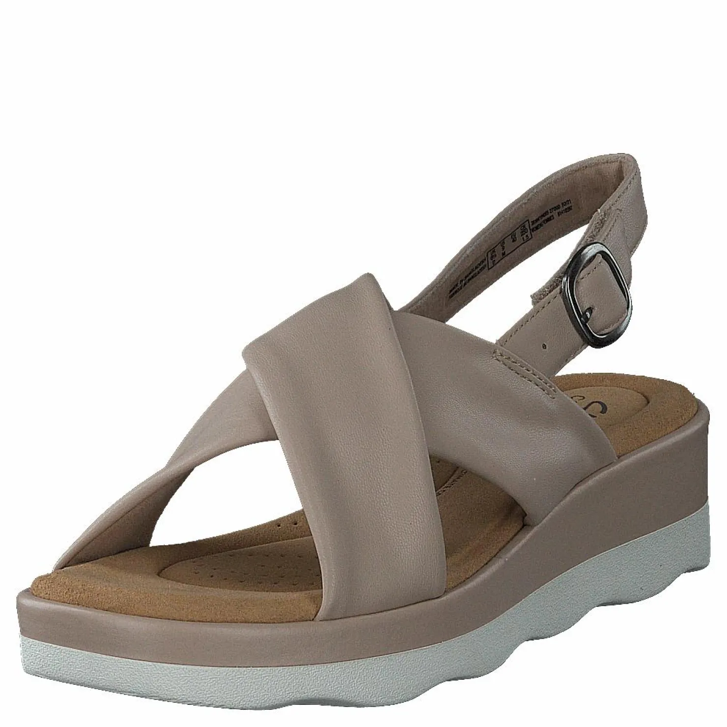 Clarks Clara Cove Sand Brun Discount