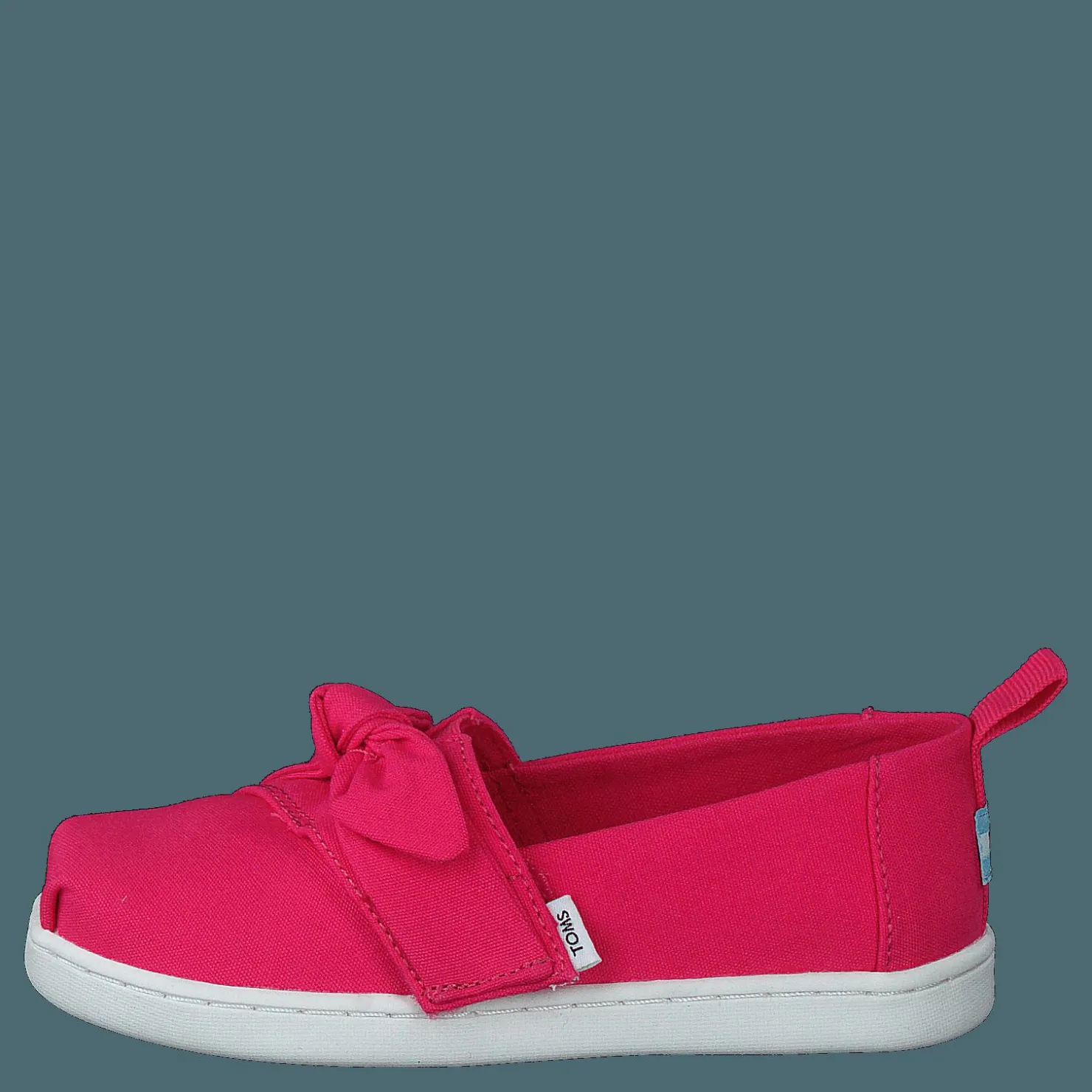 Toms Classic Canvas Ruffle Tiny Raspberry Rosa Best