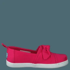 Toms Classic Canvas Ruffle Tiny Raspberry Rosa Best