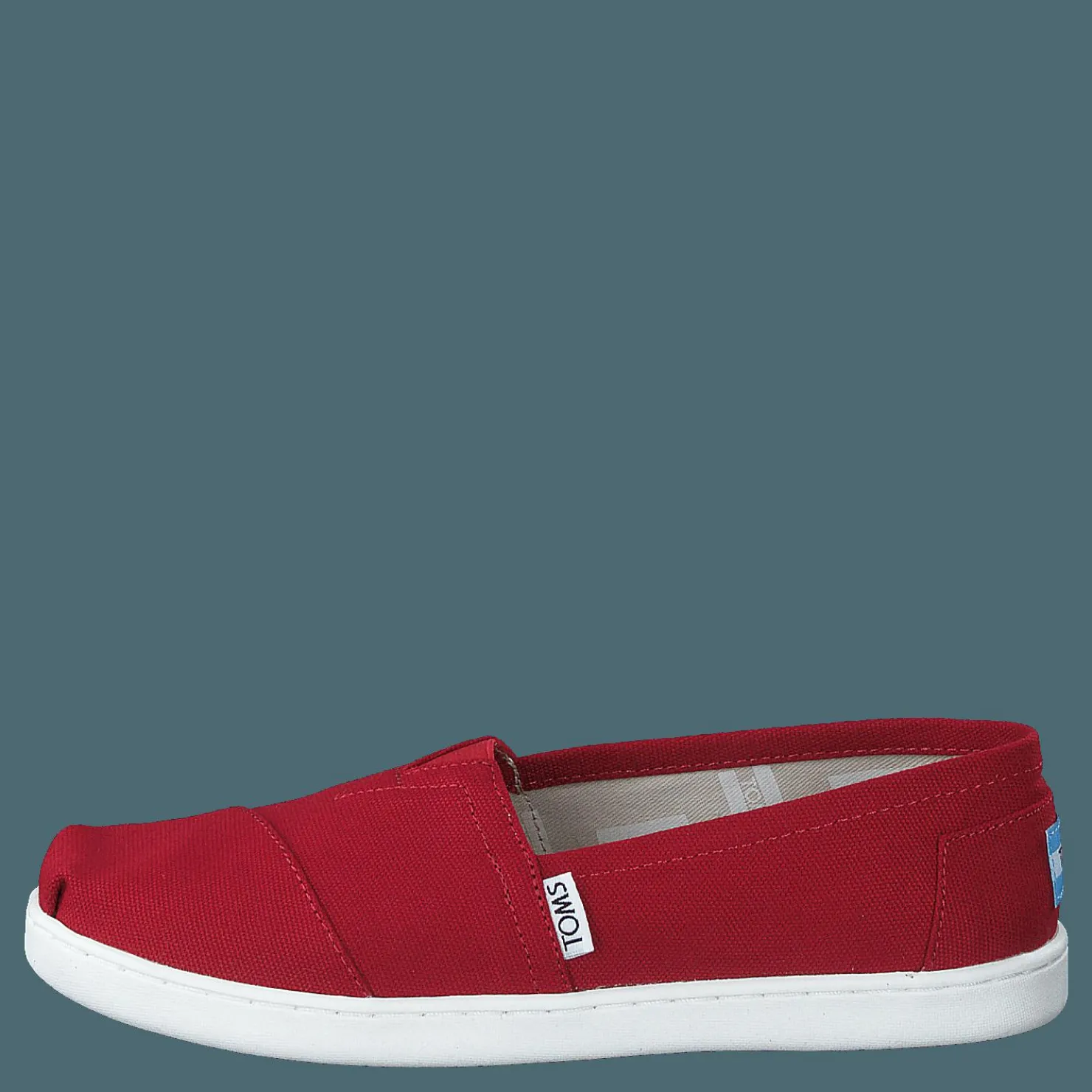 Toms Classic Canvas Youth Red Röd