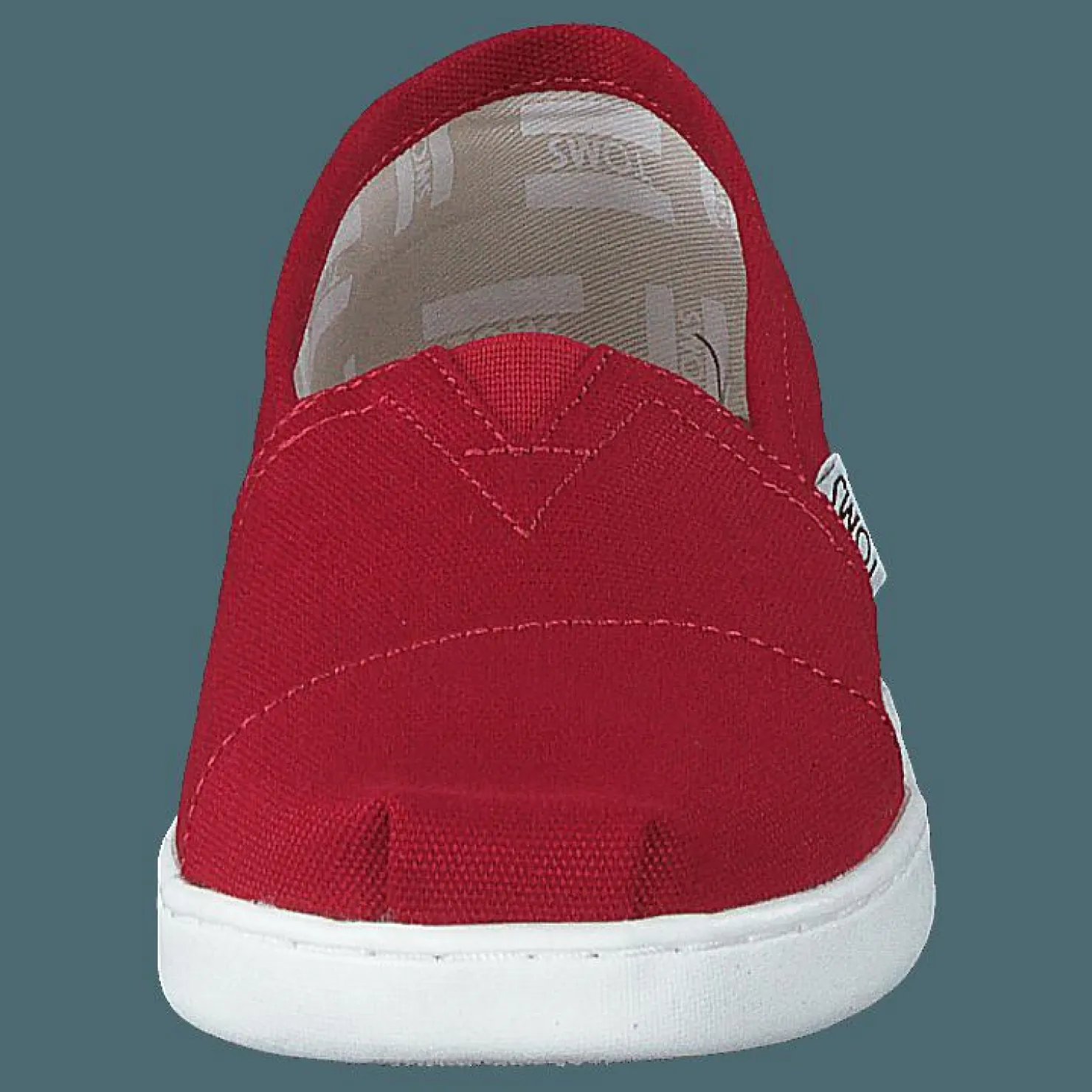 Toms Classic Canvas Youth Red Röd