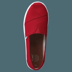Toms Classic Canvas Youth Red Röd