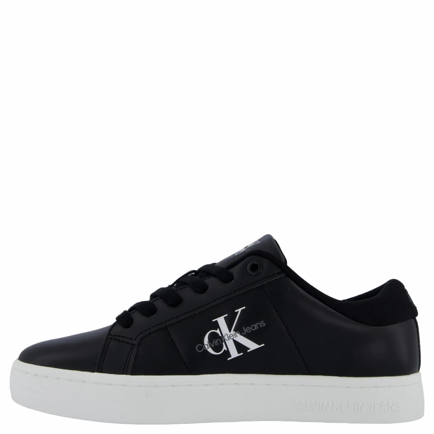 Calvin Klein Classic Cupsole Lowlaceup Lth Black Svart New