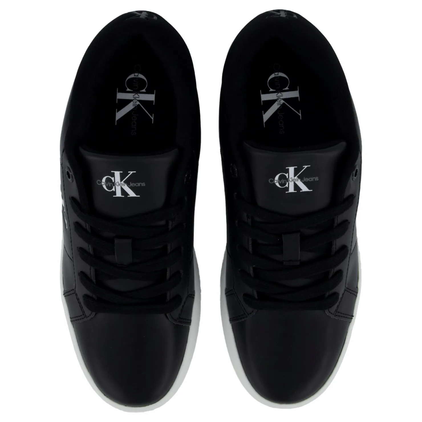 Calvin Klein Classic Cupsole Lowlaceup Lth Black Svart New