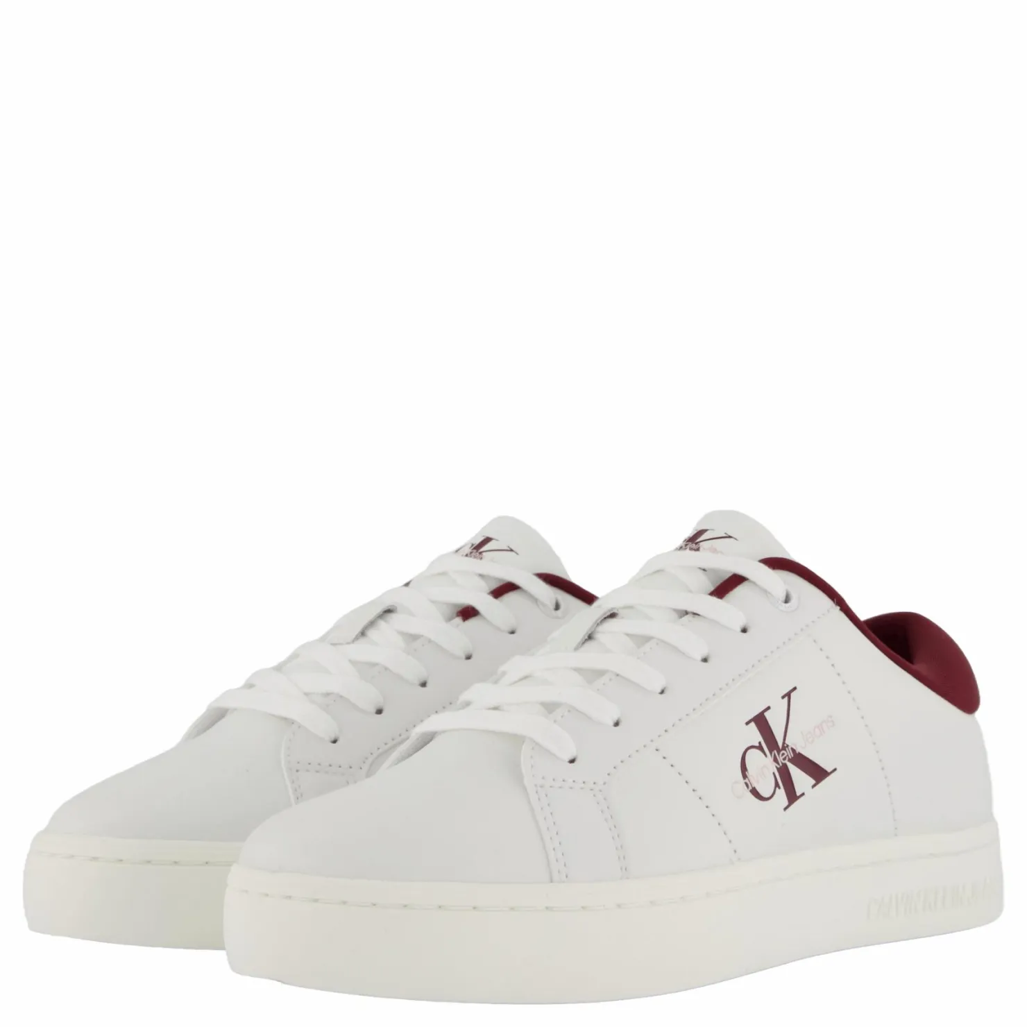 Calvin Klein Classic Cupsole Lowlaceup Lth Bright White/andorra Vit Best