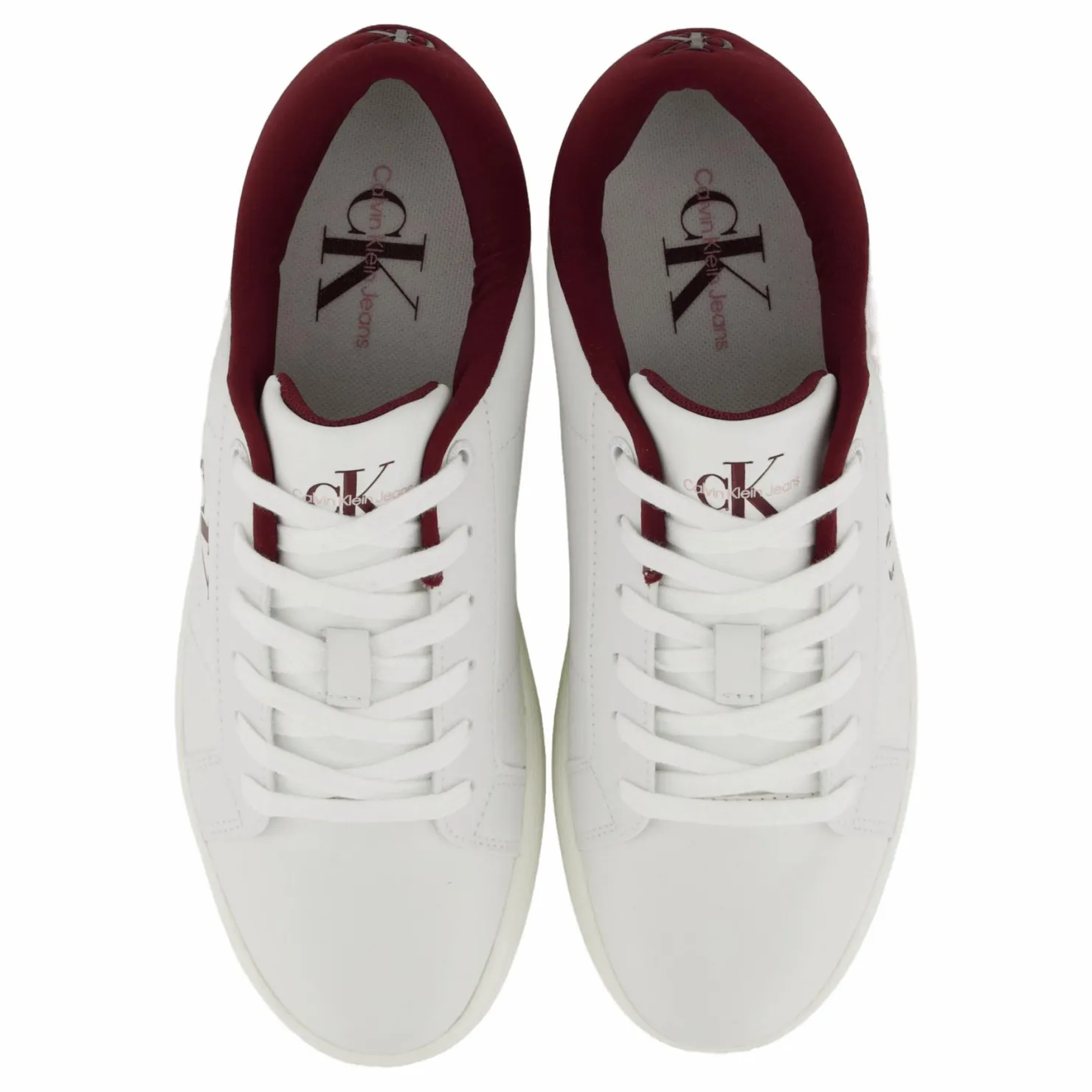 Calvin Klein Classic Cupsole Lowlaceup Lth Bright White/andorra Vit Best