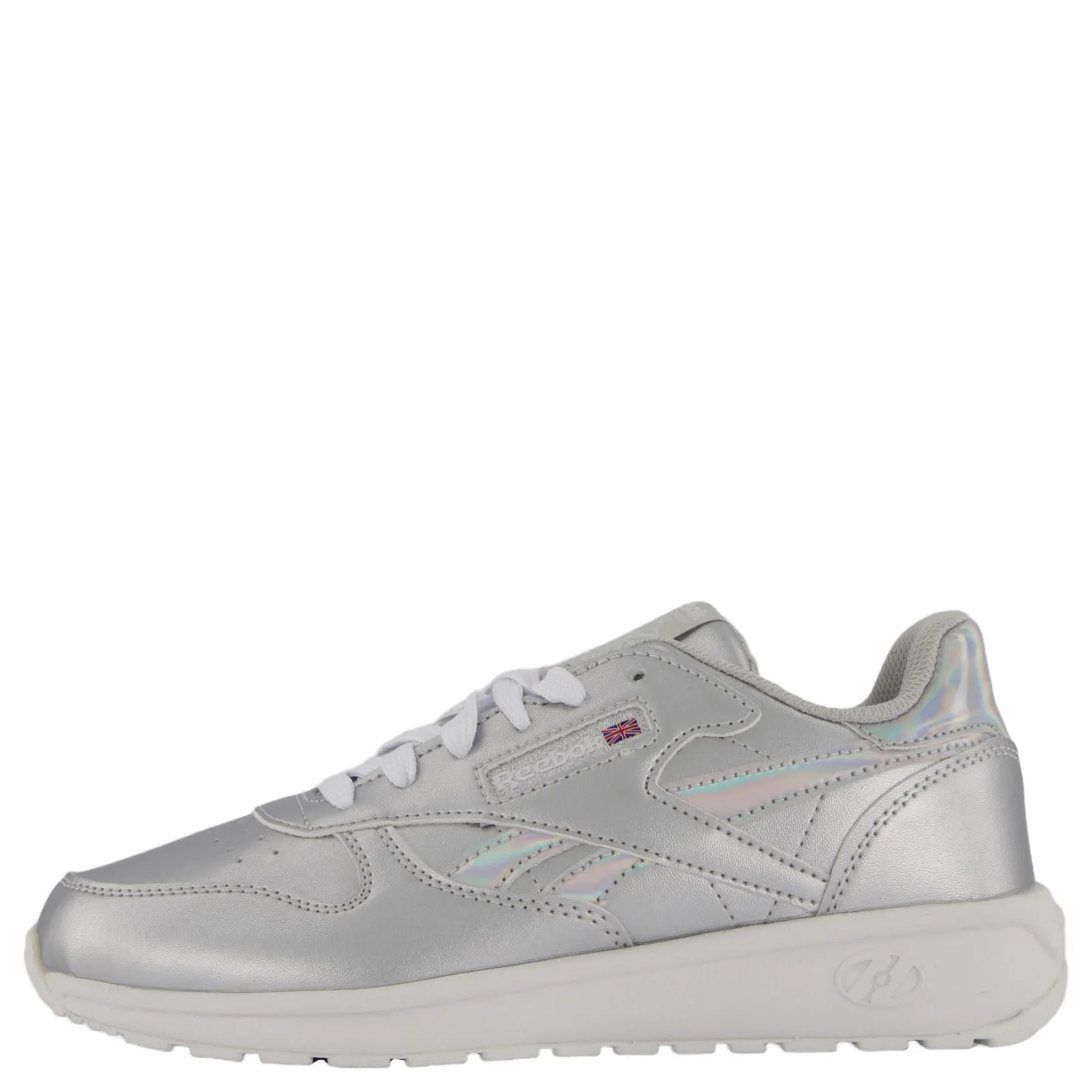Heelys Classic Leather Silver/white Grå