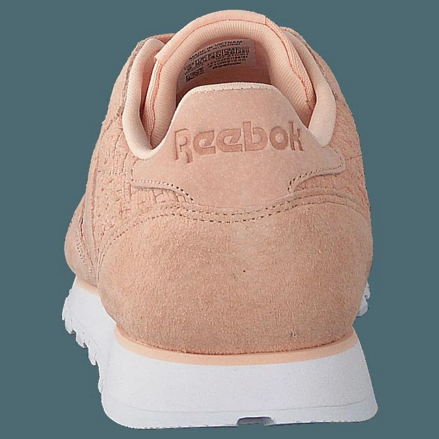 Reebok Classic Classic Leather Woven Emb Desert Dust/White Rosa och Vit Sale