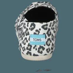Toms Classic Leopard Print Egret Grå Outlet