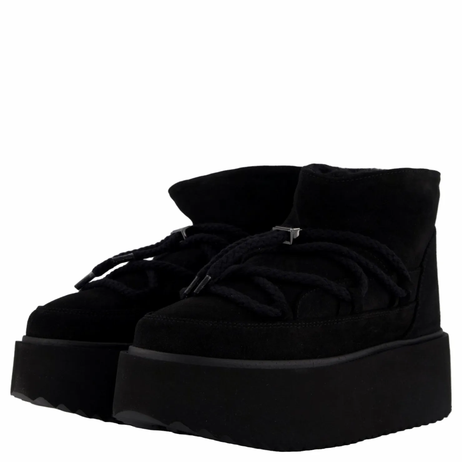 INUIKII Classic Low Platform Black Svart Sale