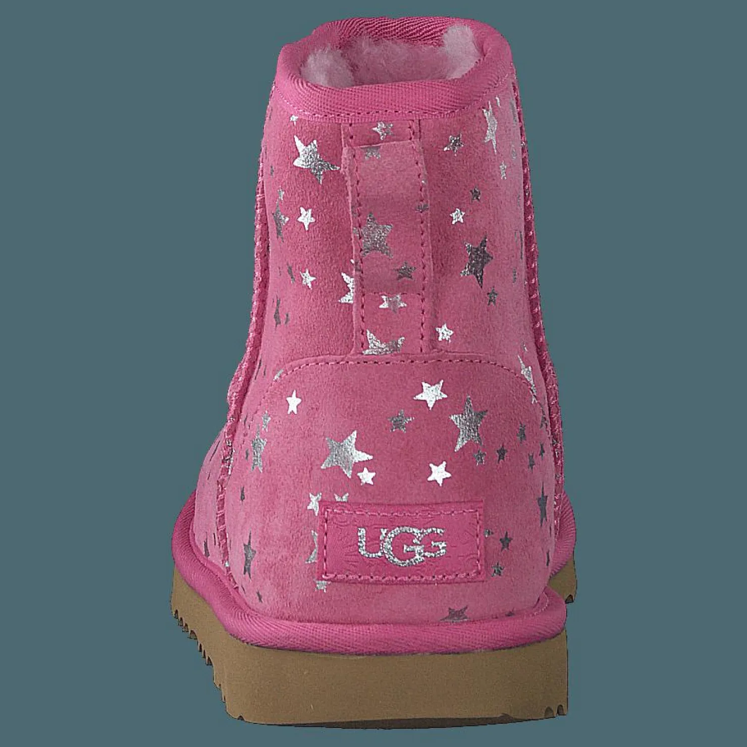 UGG Classic Mini Ii Stars Wild Berry Rosa Hot