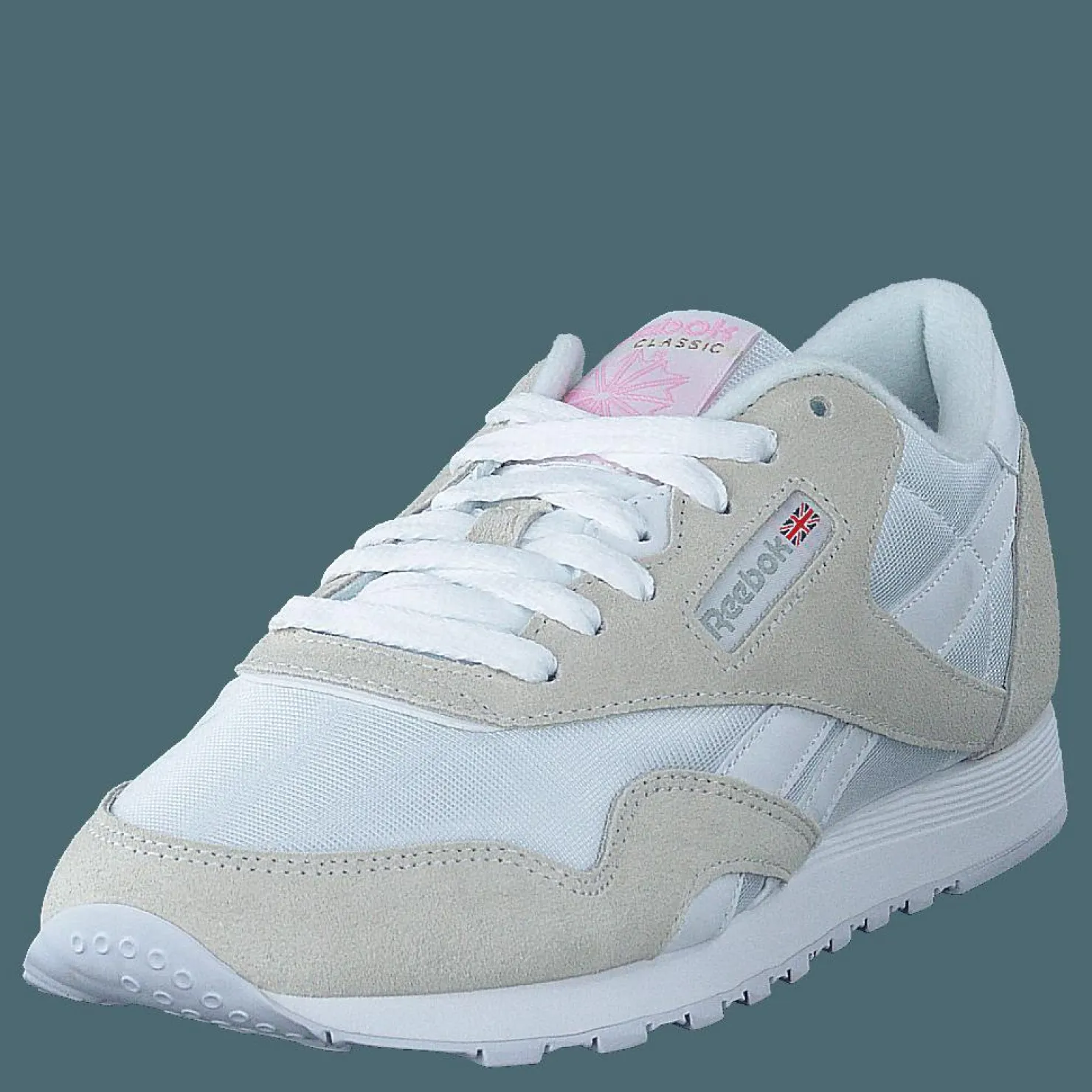 Reebok Classic Classic Nylon White/white/lgtgre Vit och Grå Online