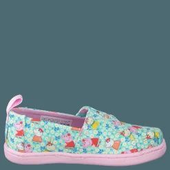 Toms Classic Peppa Pig Light Jade Rosa, Turkos och Blå Hot