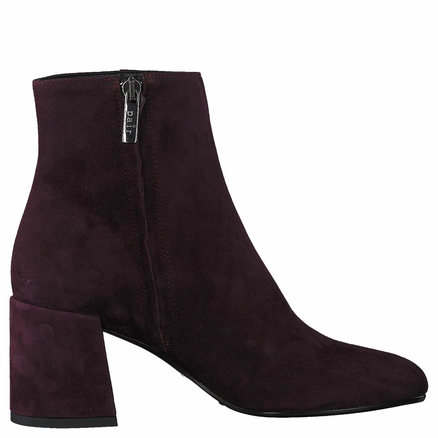 A Pair Classic Rounded Bootlet Amalfi Prugna Svart