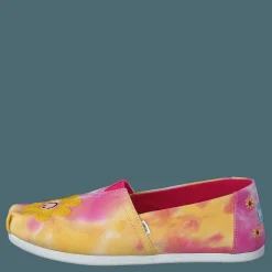 Toms Classic Tie Dye Fuchsia Rose Rosa och Gul
