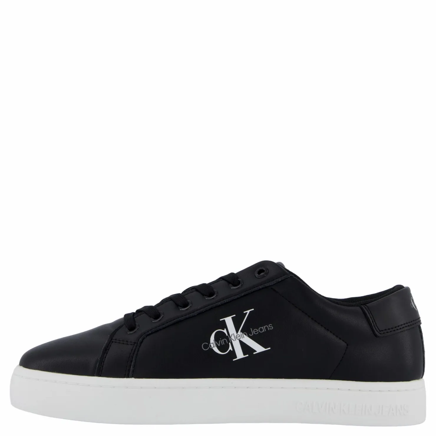 Calvin Klein Classiccuplowlaceup Lth Ml Black Svart Hot