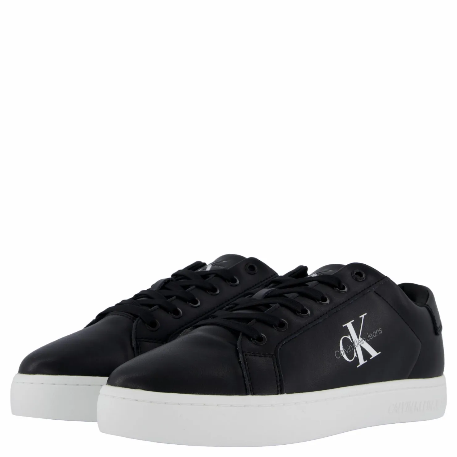 Calvin Klein Classiccuplowlaceup Lth Ml Black Svart Hot