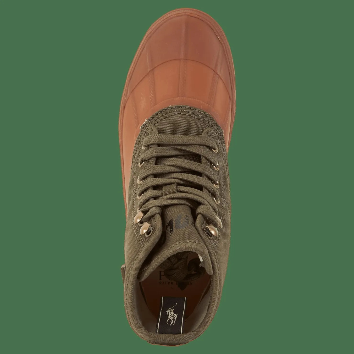 Polo Ralph Lauren Claus Laceup-boots-mid Cut Boo Defender Green Grön Outlet