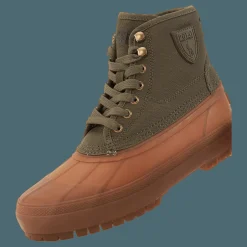 Polo Ralph Lauren Claus Laceup-boots-mid Cut Boo Defender Green Grön Outlet