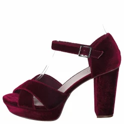 Bianco Clean Basic Sandal JFM17 Wine Red Röd Best