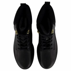 Tommy Hilfiger Cleated Lace-up Lthr Mix Mono  Black Svart Online