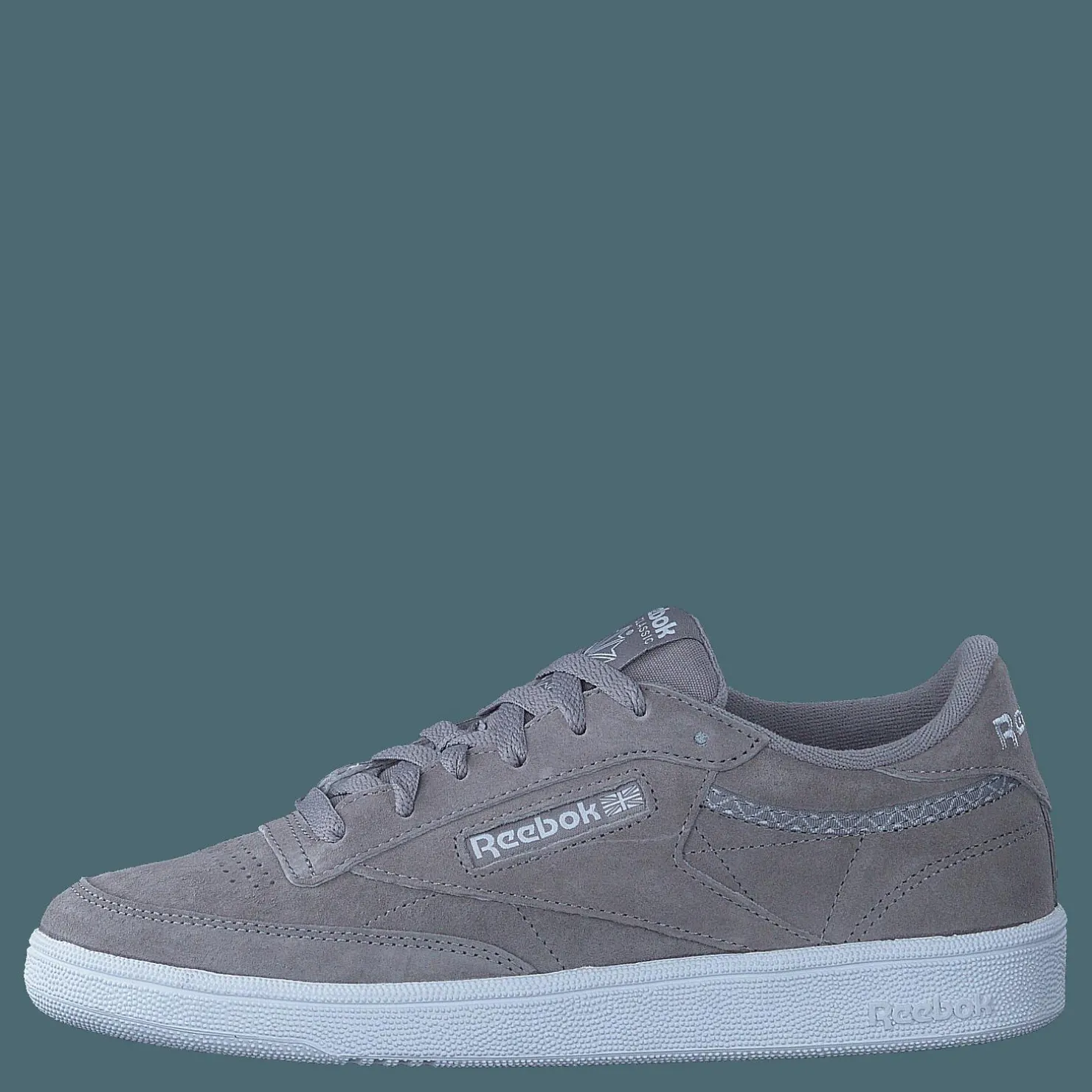 Reebok Classic Club C 85 Trim Nbk Powder Grey/White/Pale Pink Grå Best