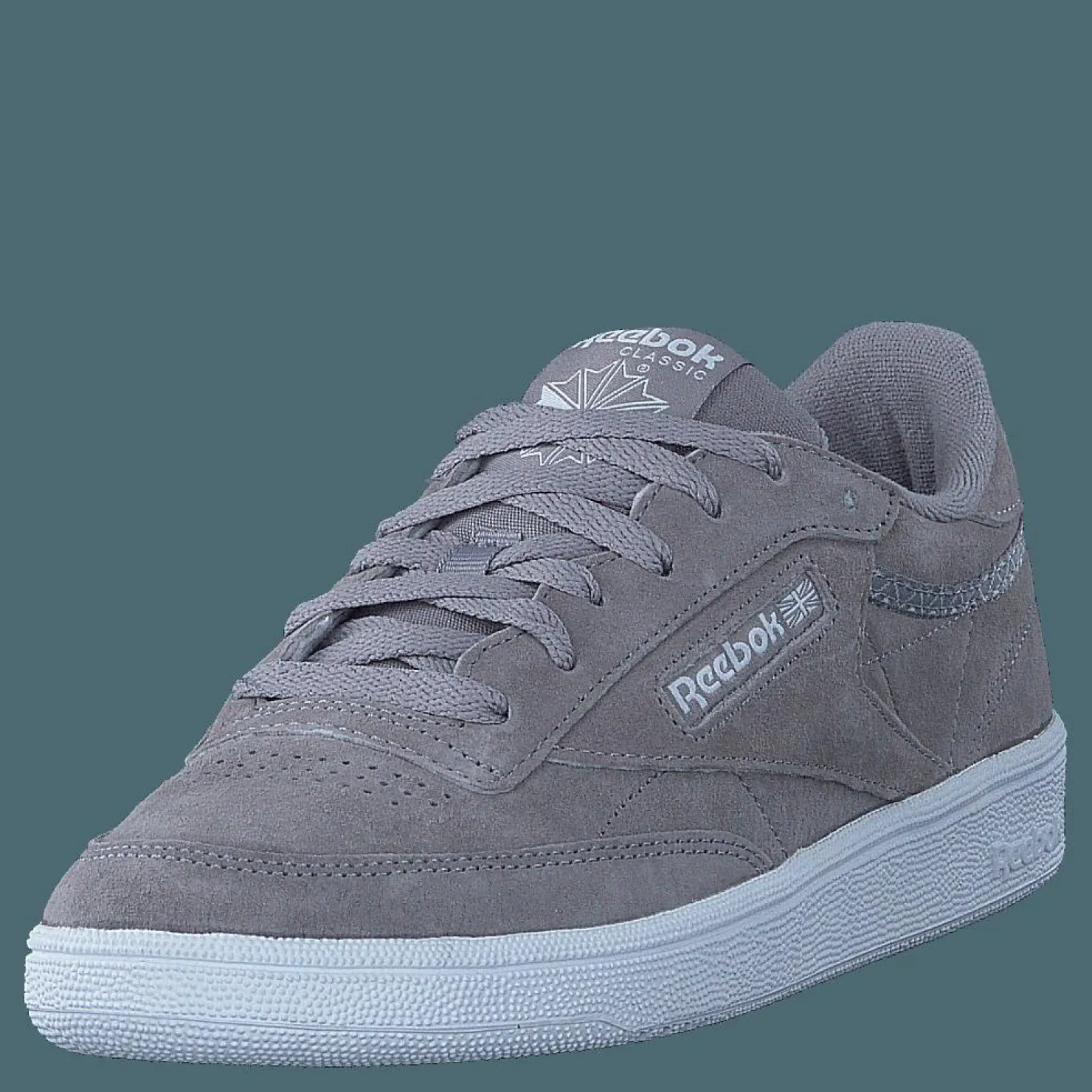 Reebok Classic Club C 85 Trim Nbk Powder Grey/White/Pale Pink Grå Best