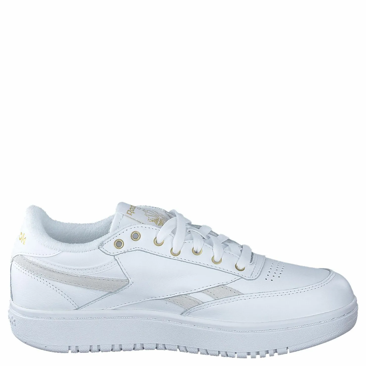 Reebok Classic Club C Double Ftwwht/ftwwht/goldmt Blå Sale