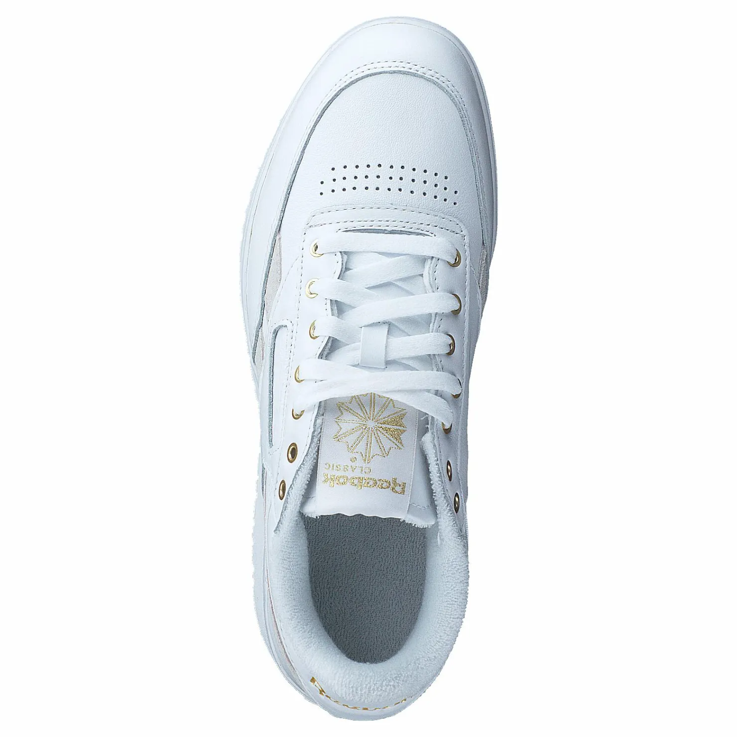 Reebok Classic Club C Double Ftwwht/ftwwht/goldmt Blå Sale