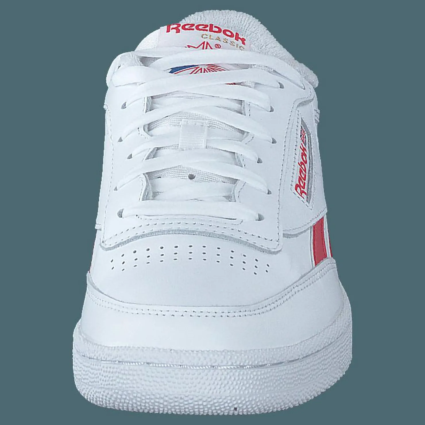 Reebok Classic Club C Revenge Ftwwht/vecred/ftwwht Vit och Röd Outlet