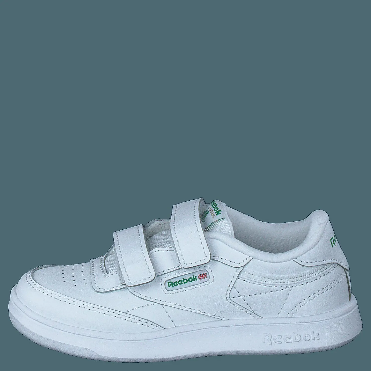 Reebok Classic Club C 2v White/glegrn/vecblu Vit Discount