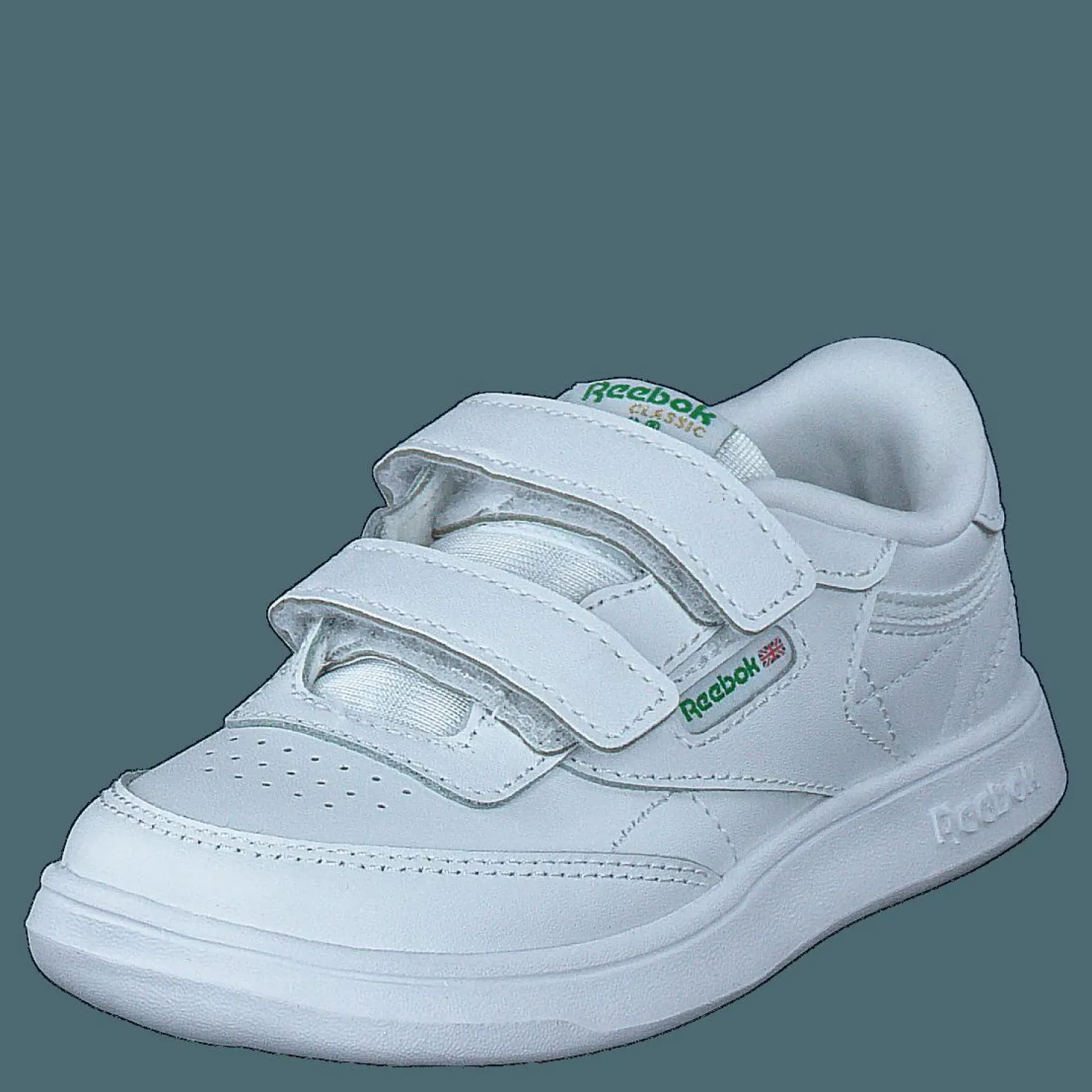Reebok Classic Club C 2v White/glegrn/vecblu Vit Discount