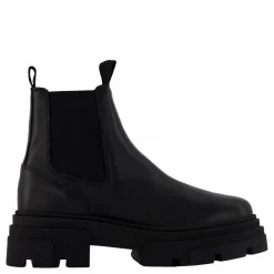 Tommy Hilfiger Combat Leather Low Chelsea Black Svart Clearance