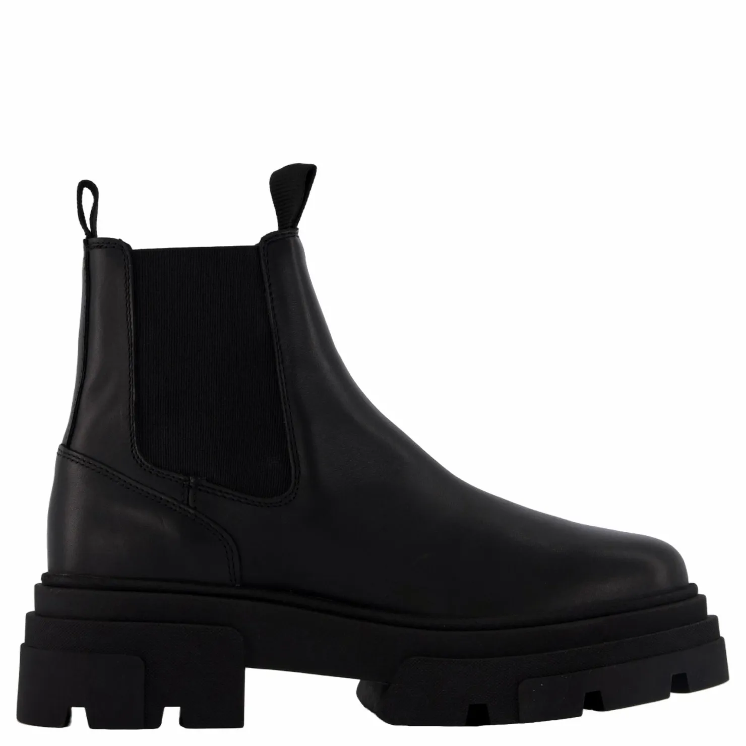 Tommy Hilfiger Combat Leather Low Chelsea Black Svart Clearance