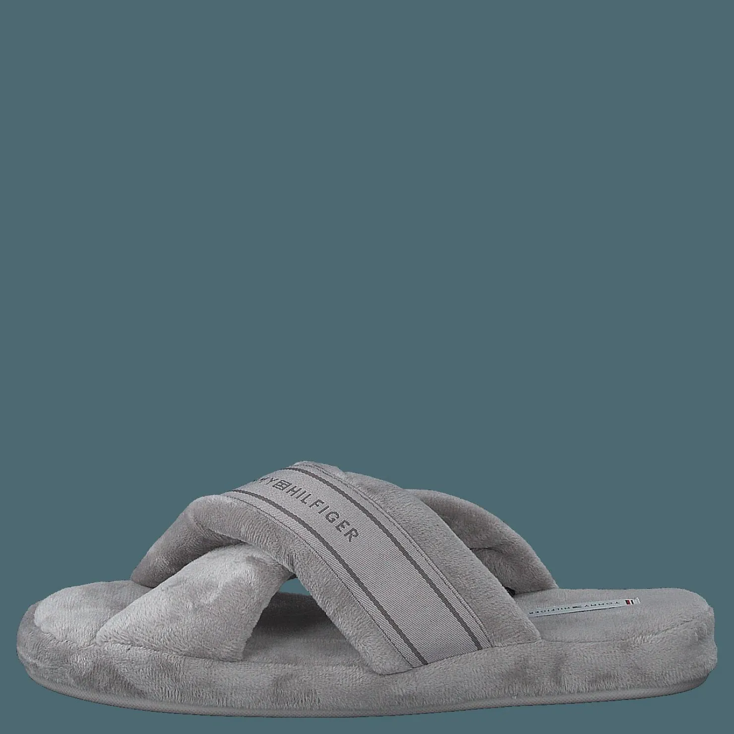 Tommy Hilfiger Comfy Home Slipper Grey Grå Discount