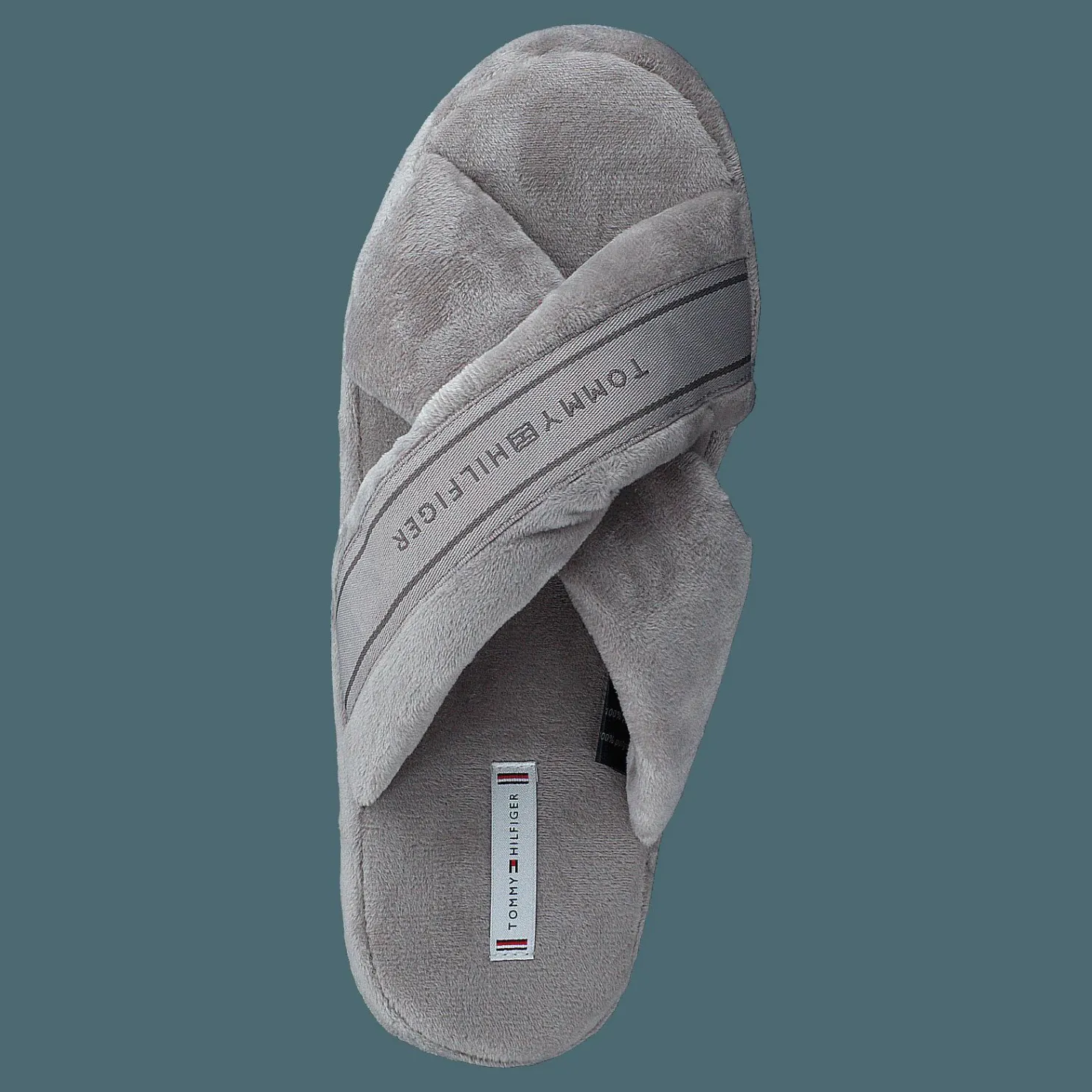 Tommy Hilfiger Comfy Home Slipper Grey Grå Discount