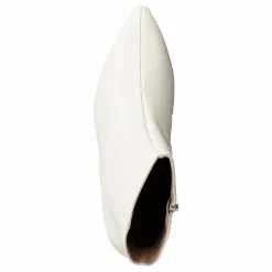 NA-KD Cone Shape Ankle Boots Offwhite Vit New