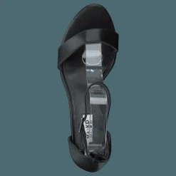 NA-KD Cone Shape Strap Heels Black Svart Clearance