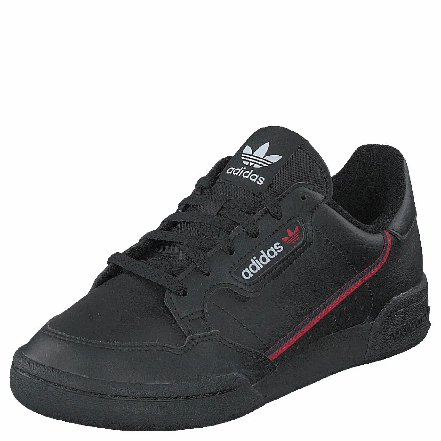 adidas Originals Continental 80 J Core Black/scarlet/collegiate Svart och Grå Discount