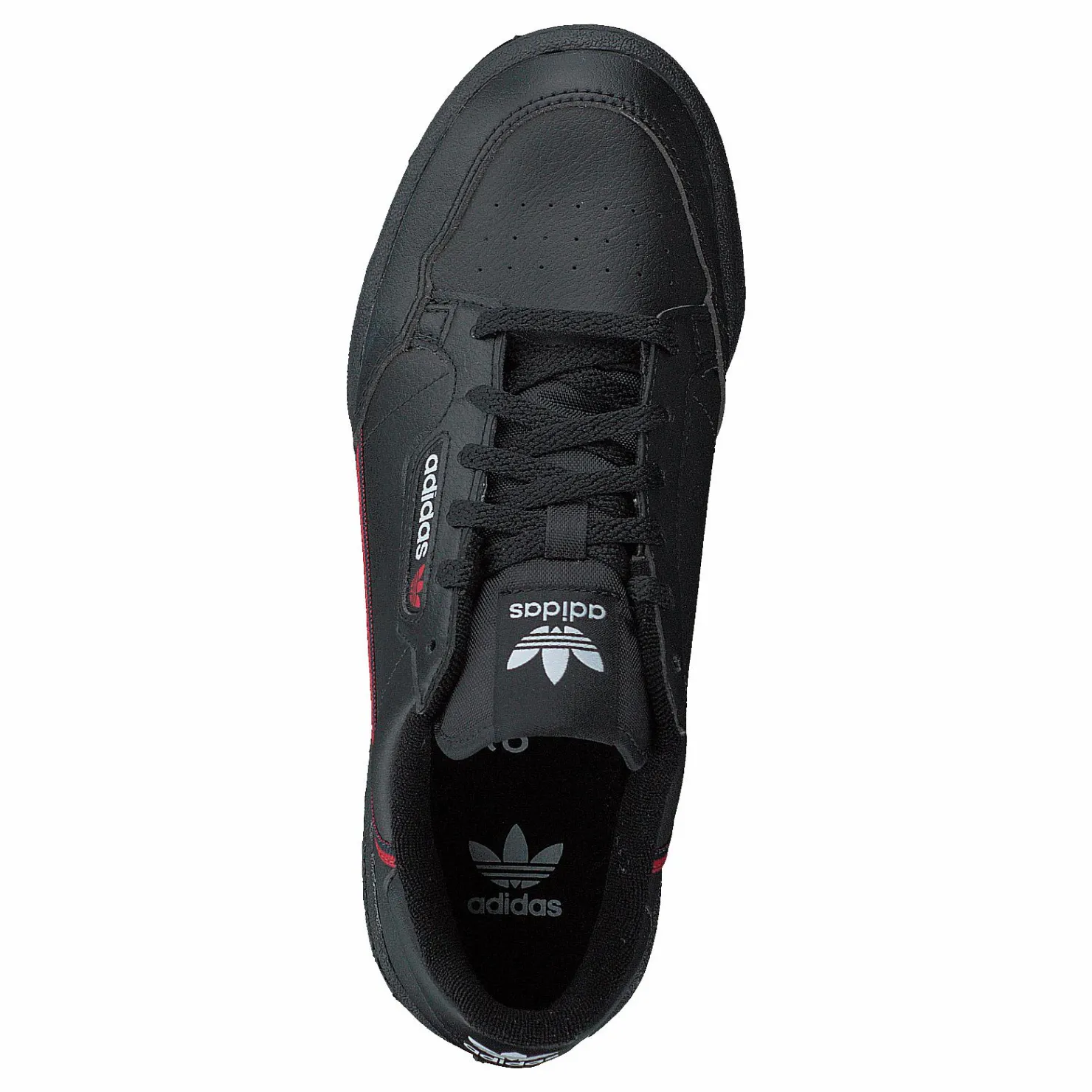 adidas Originals Continental 80 J Core Black/scarlet/collegiate Svart och Grå Discount