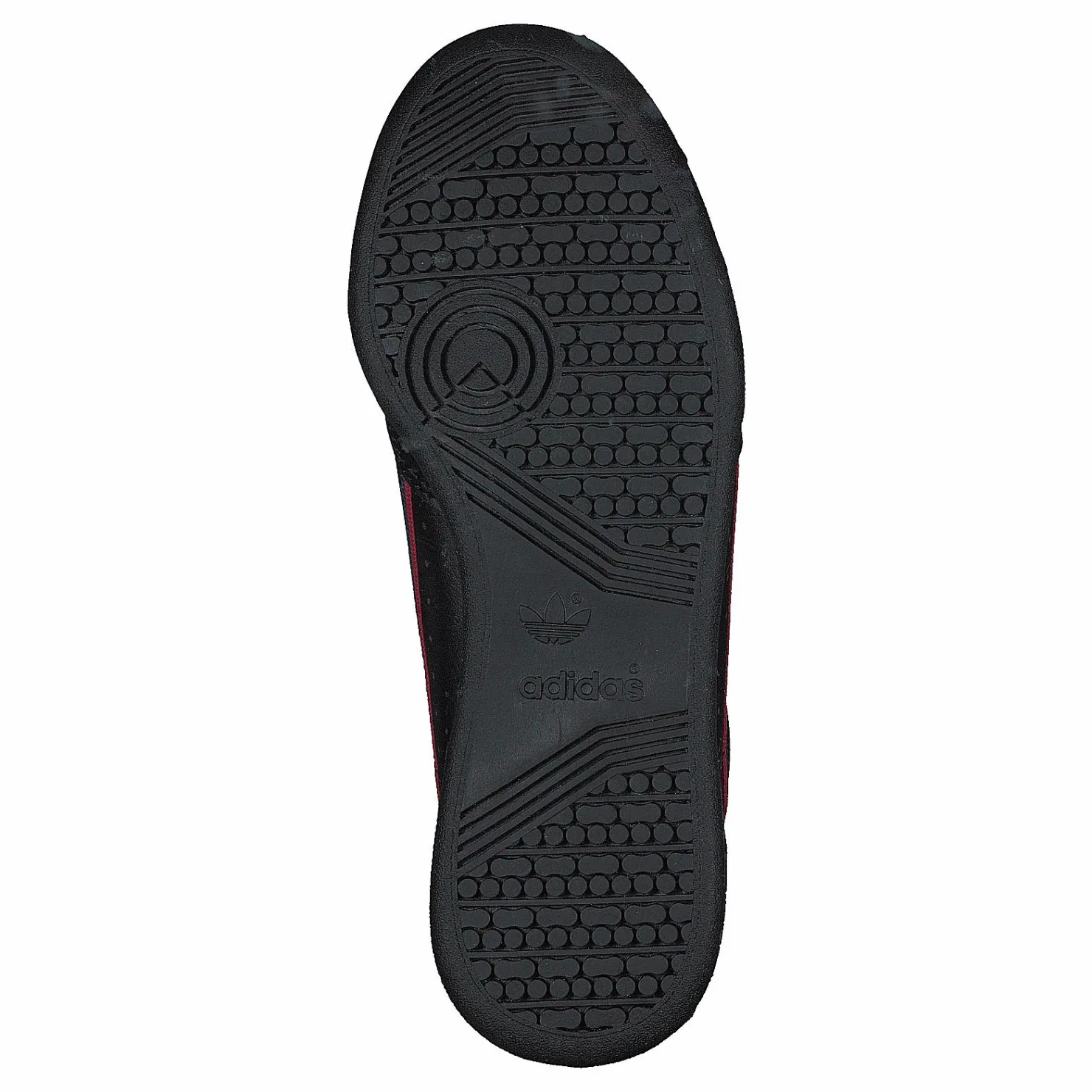 adidas Originals Continental 80 J Core Black/scarlet/collegiate Svart och Grå Discount
