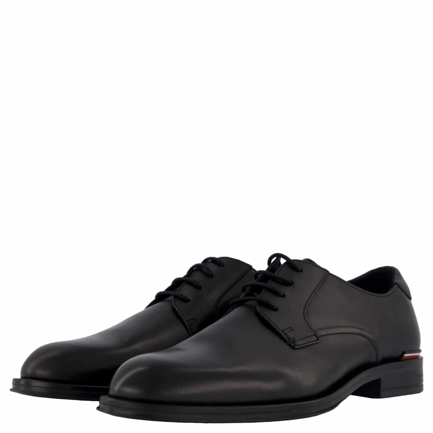 Tommy Hilfiger Core Rwb Hilfiger Lth Shoe Svart Outlet