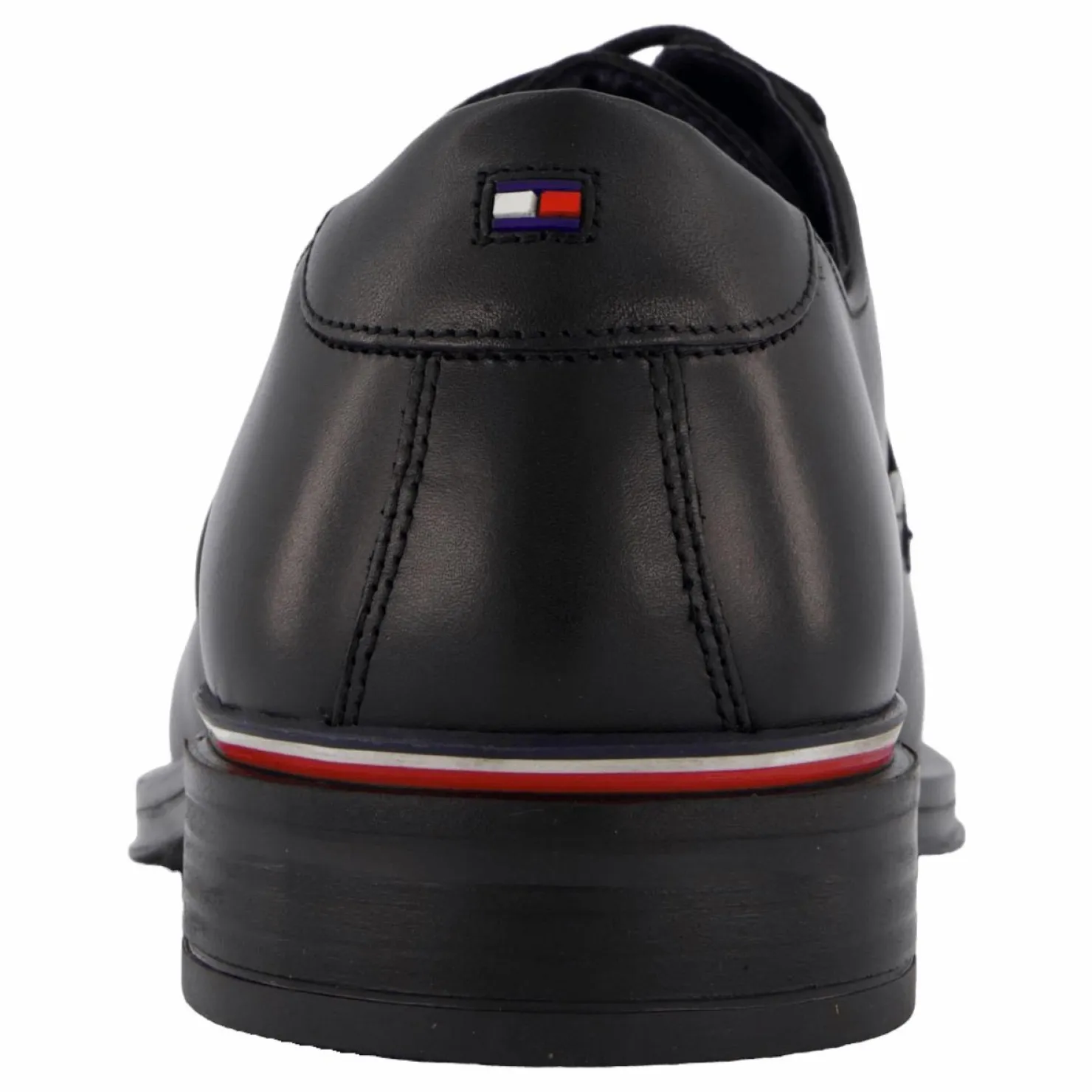 Tommy Hilfiger Core Rwb Hilfiger Lth Shoe Svart Outlet
