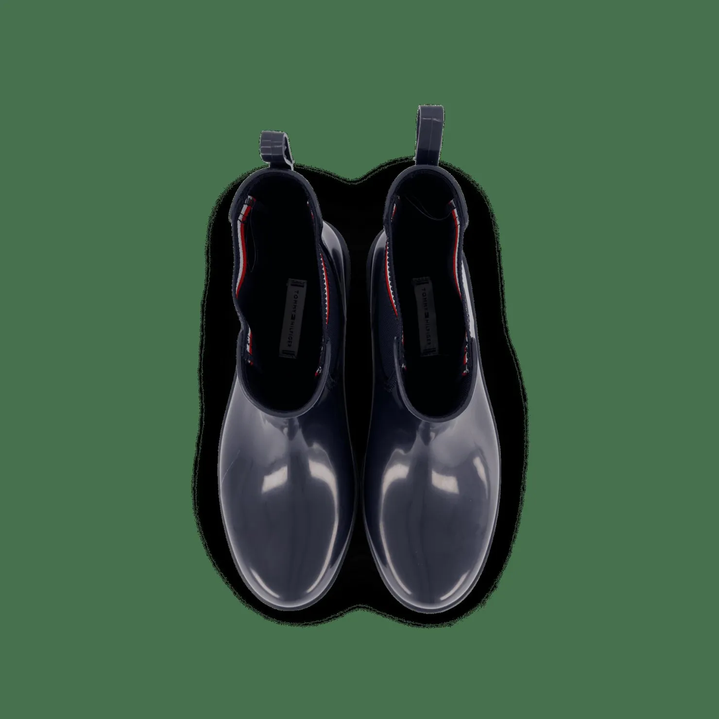 Tommy Hilfiger Corporate Elastic Rainboot Blue Blå