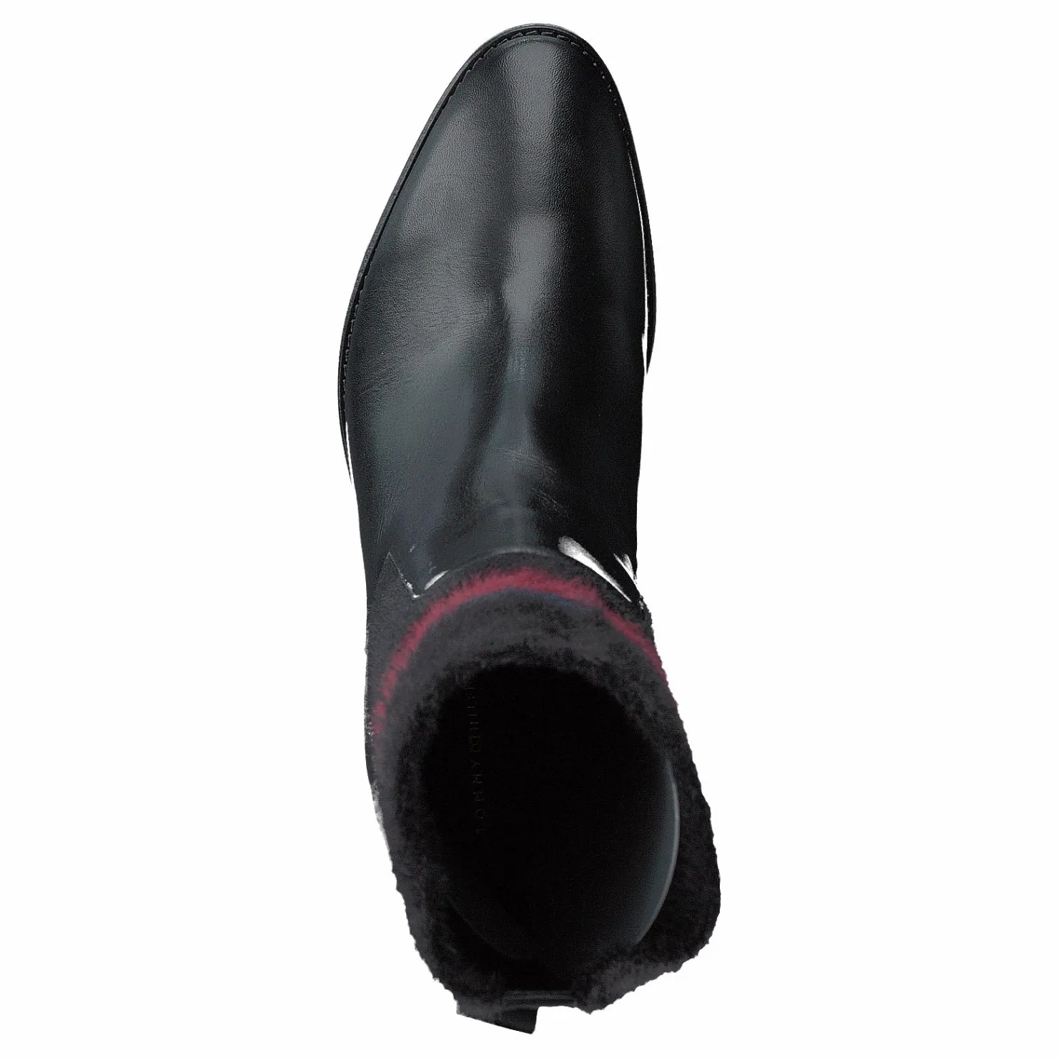 Tommy Hilfiger Cosy High Heel Leather Black Svart Clearance