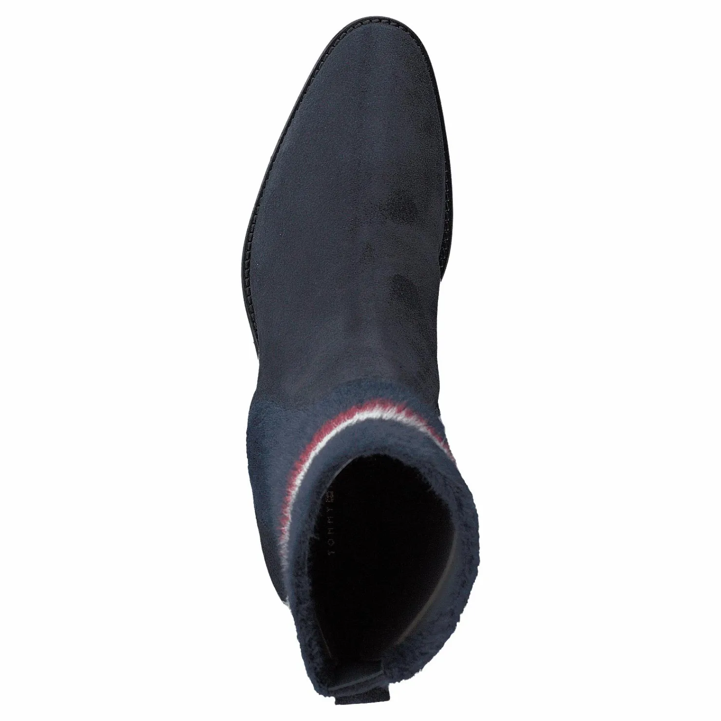 Tommy Hilfiger Cosy Mid Heel Suede Cki Midnight Blå Discount