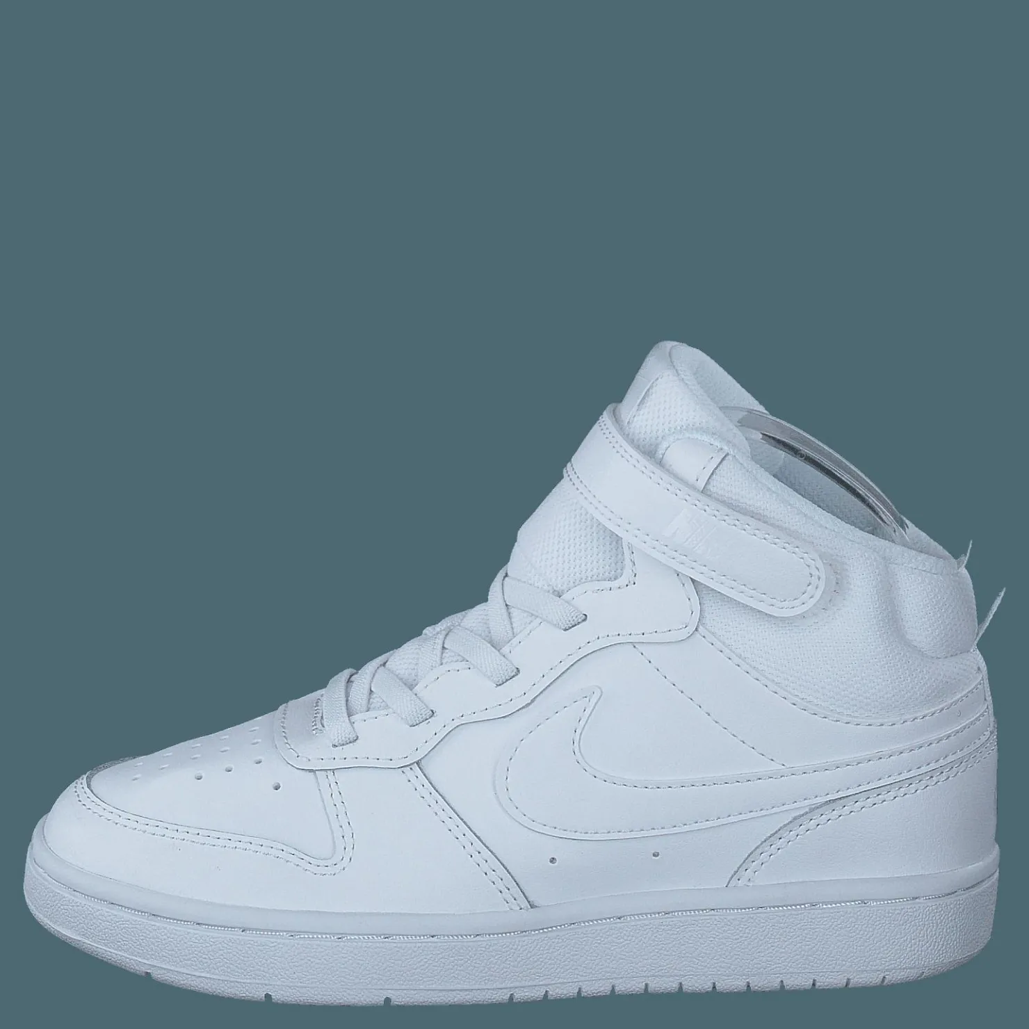 Nike Court Borough Mid 2 Little Kids' Shoes WHITE/WHITE-WHITE Vit Discount