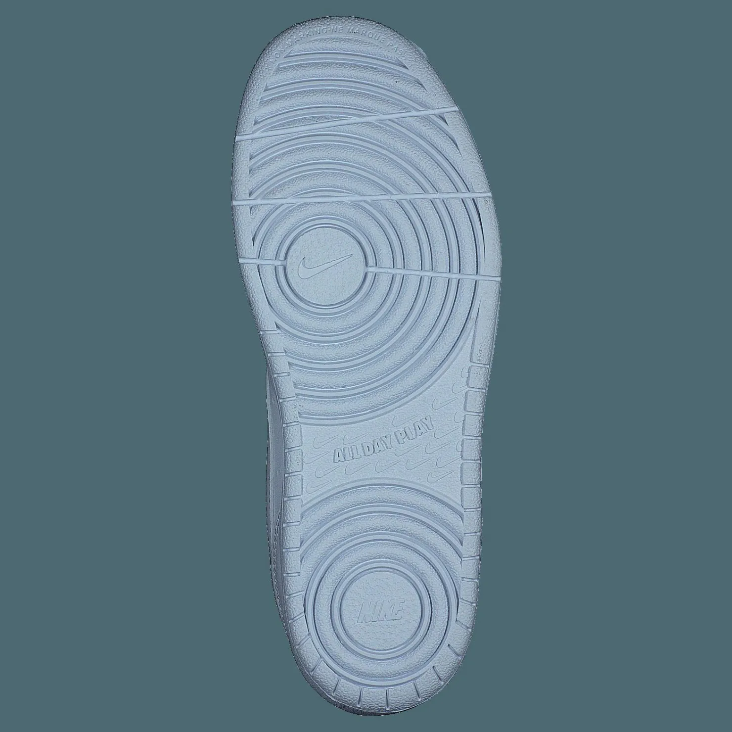 Nike Court Borough Mid 2 Little Kids' Shoes WHITE/WHITE-WHITE Vit Discount