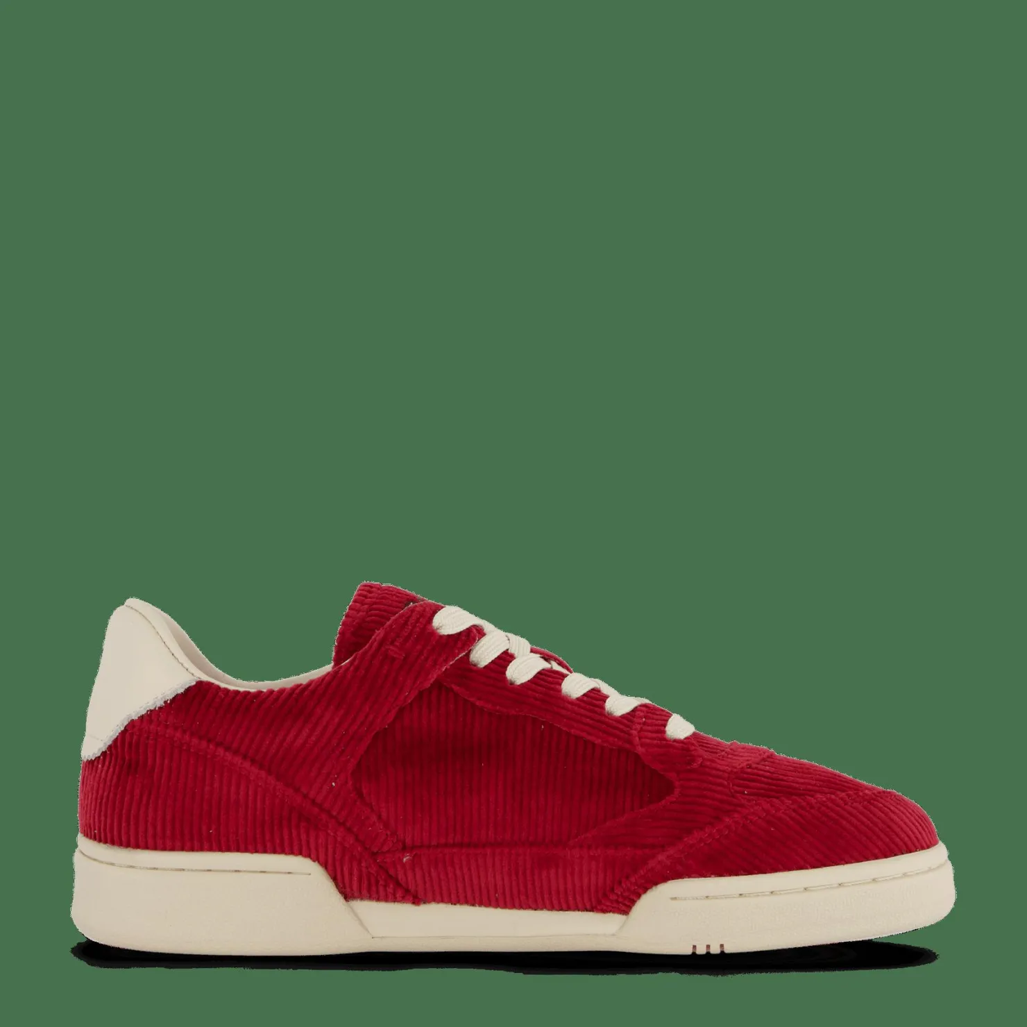 Polo Ralph Lauren Court Corduroy Low-Top Sneaker Röd Clearance